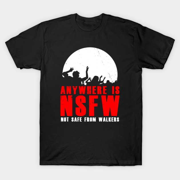 Scary Zombie Lover Horror Slogan T-Shirt by BoggsNicolas